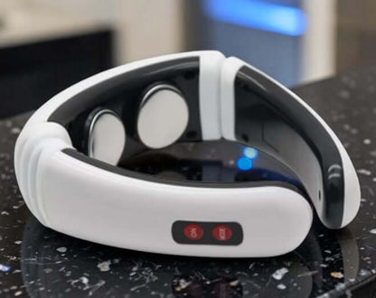 Portable Pulse Neck Massager with TENS Technology for Cervical Pain Relief